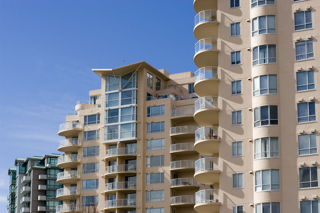 Photo of an apartment building